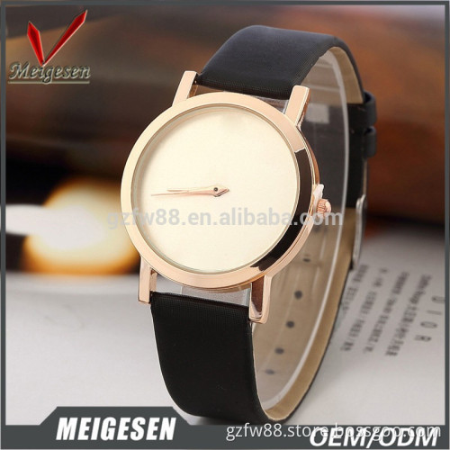 western two hands watch rose gold plated japan movement custom watch